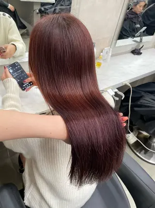 ロング カラー ヘアアレンジ 💗横浜美容室 💗HARUNAのヘアスタイル
