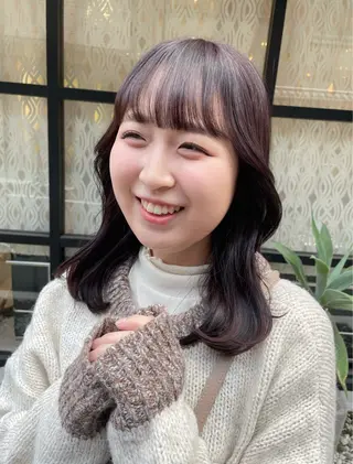 カラー 田中 瑞希のヘアスタイル
