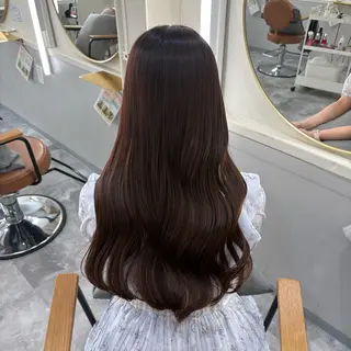 ロング カラー スズナ♡オリーブ/ 透明感カラー🍀♡のヘアスタイル