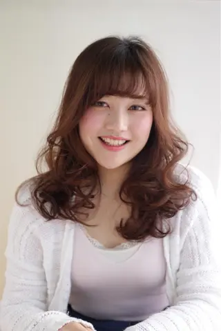 セミロング カラー タジマ ヤスヒサのヘアスタイル