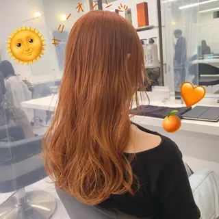 セミロング カラー ヘアアレンジ 美髪矯正/透明感カラ ー🫧YUUKI🫧のヘアスタイル