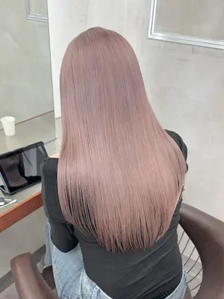 ロング カラー ブリーチ　ハイトーン 特化🌈フジタハルキのヘアスタイル