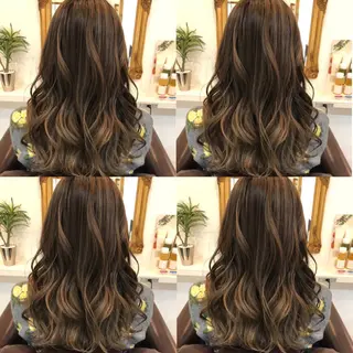ロング カラー ヘアアレンジ 🦋レイヤー特化/ 羽エク/ナツミ🦋のヘアスタイル