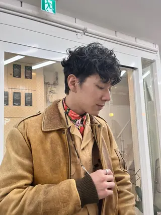 ショート パーマ 堀江/心斎橋/西大橋 四ツ橋【Vers】のヘアスタイル