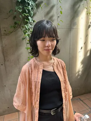 ショート パーマ 大橋 芽衣のヘアスタイル