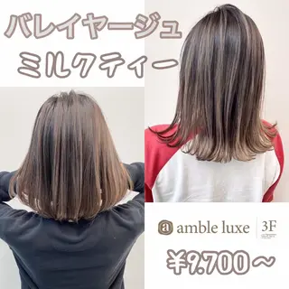 セミロング カラー パーマ ヘアアレンジ 似合わせ💖トレンド ✨TAKAMI😊のヘアスタイル