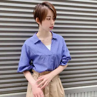 ショート ショート特化美容師 大阪京橋　大本　渉のヘアスタイル