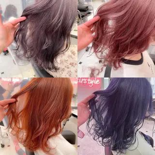 ロング カラー パーマ ヘアアレンジ メンズ キッズ ネイル マツエク・マツパ 🎀愛されモテヘア♡ 梅澤夏基🎀のヘアスタイル