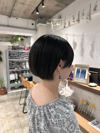 ショート ✨圧倒的満足度◎ 小顔美人ショート✨佃のヘアスタイル