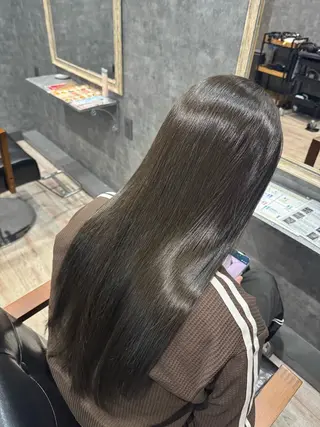 ロング カラー glac 當田のヘアスタイル