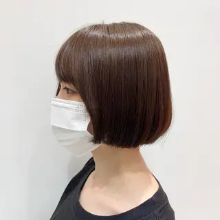ショート カラー 韓国風ハッシュカット 似合わせレイヤー池袋のヘアスタイル