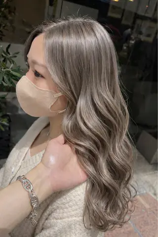 カラー 美髪矯正/髪質改善 /透明感ある艶カラーのヘアスタイル