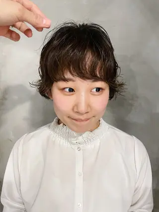 ショート パーマ 🌈前田 潤 /ショート/レイヤーのヘアスタイル