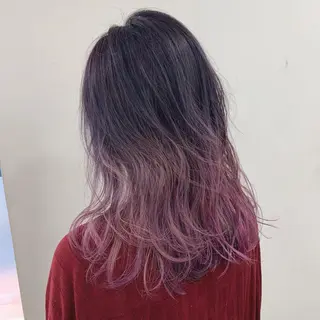 セミロング カラー 薄田 珠美のヘアスタイル