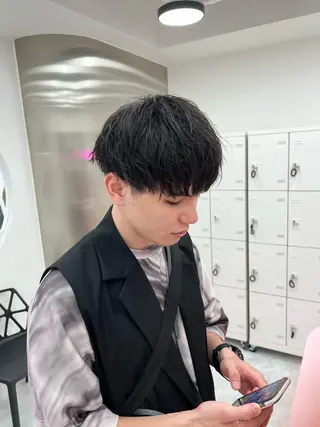 メンズ men's特化 値段以上の仕上がりにのヘアスタイル