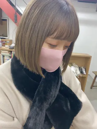 ショート カラー ヘアアレンジ ニュアンスヘア🌔 nanakoのヘアスタイル