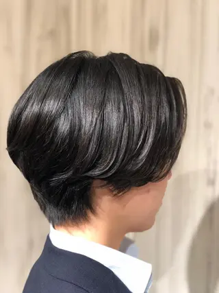 ショート 永井大樹✨ 透明感カラー✨のヘアスタイル