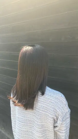 カラー レイヤー/顔まわり/ 南草津/ゴトウのヘアスタイル