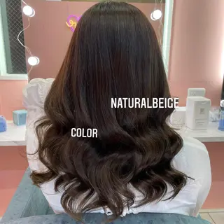 ミディアム カラー エクステ🩵ブリーチ 韓国ヘア🩵KAEのヘアスタイル