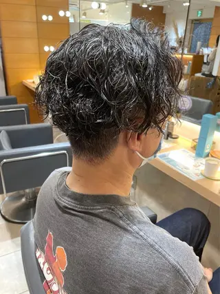 パーマ メンズ 佐藤 梨里花 ❤︎のヘアスタイル