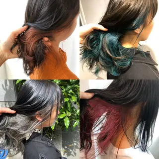 カラー 💖ブリーチなし透明 感💖ASAHIのヘアスタイル