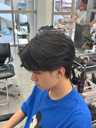 メンズ メンズ特化✨️ 韓国風パーマ🔥一八のヘアスタイル