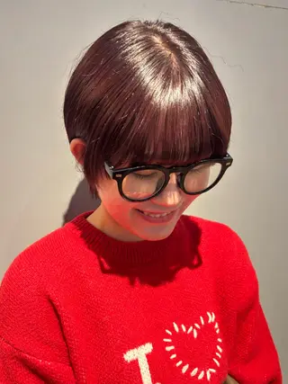 ショート Maki /透明感カラーのヘアスタイル