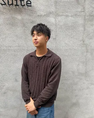 ショート men's　パーマ/ ⭐️Tenshinのヘアスタイル