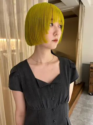 ミディアム 薄暮 マツイ レンのヘアスタイル