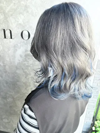 ミディアム noll【今池駅前】 池田碧花のヘアスタイル