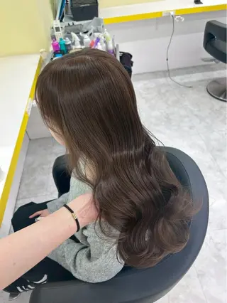 ロング 韓国ワンホン透明感 カラー✨🖤ここあのヘアスタイル