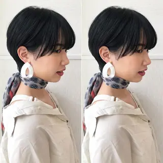 ショート 三鷹で1番ショート ボブをカットする新谷のヘアスタイル