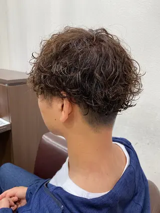 パーマ メンズ 仲井 充のヘアスタイル