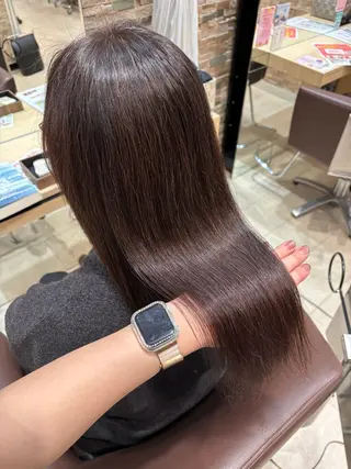 ロング カラー 清家 遥香のヘアスタイル