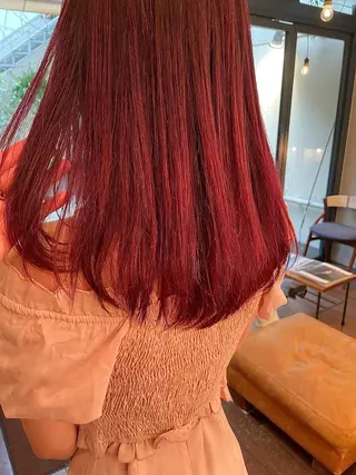 セミロング カラー ヘアアレンジ 抜け感ボブ×パーマ |kazaneのヘアスタイル