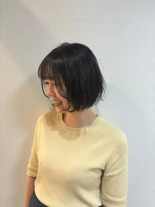 ショート 札幌パーマ/ レイヤー/後藤海音のヘアスタイル