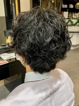 パーマ メンズ ⭕️メンズパーマ⭕️ 山口　裕太郎のヘアスタイル