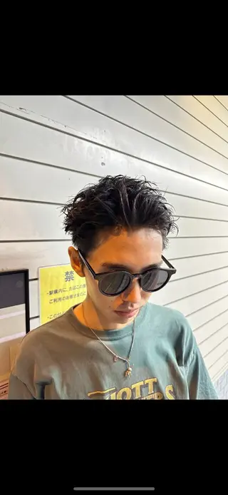 ショート メンズパーマ 特化こうきのヘアスタイル