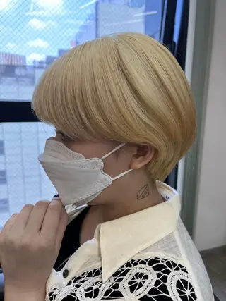 ショート 透明感カラー ゆうだいのヘアスタイル