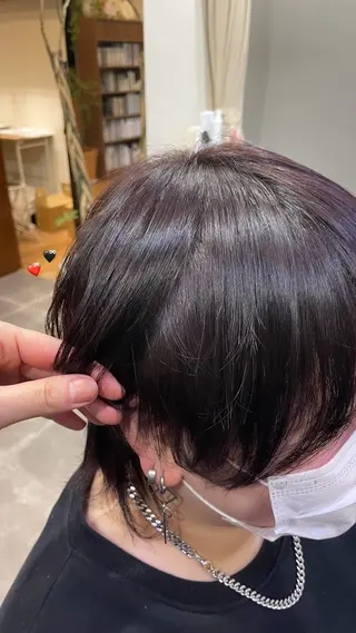 ショート カラー サクマ マナミ🎀のヘアスタイル