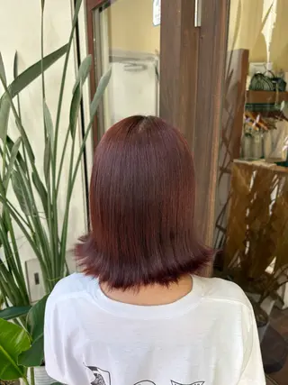 ミディアム カラー 髙木 優人のヘアスタイル