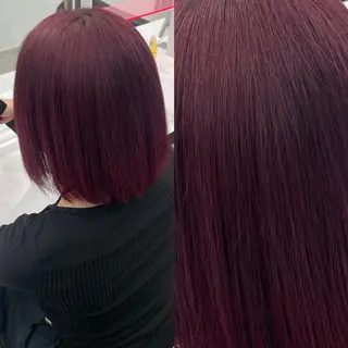 セミロング カラー 履歴修正屋さん／ ブロンド／ホワイトのヘアスタイル