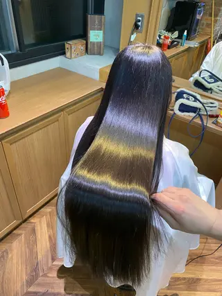 ロング SWAN札幌 ハタザワリュートのヘアスタイル