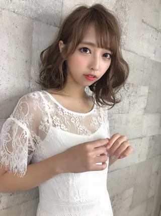 セミロング カラー ⭐️Shelter by TOKYO⭐️のヘアスタイル