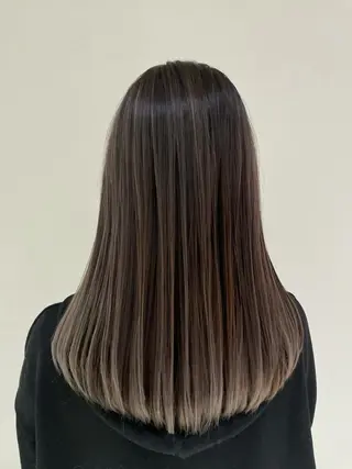 ロング カラー パーマ ヘアアレンジ EARTH長岡店🩵 石原莉穂のヘアスタイル