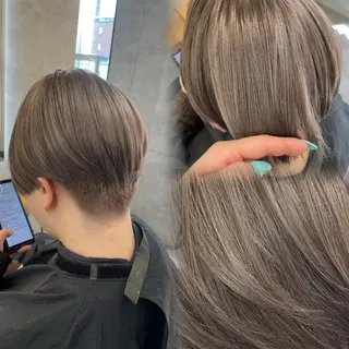 ロング カラー ヘアアレンジ 透明感カラー/推しカ ラー☁️JURAのヘアスタイル