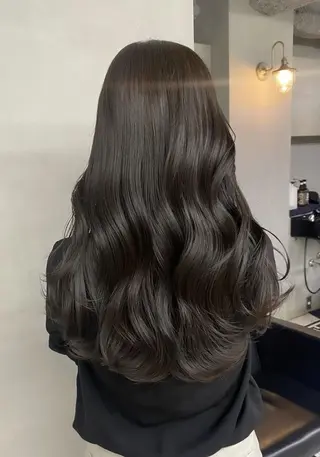 ロング カラー お顔まわりカット たなかちなみ🦤♡のヘアスタイル