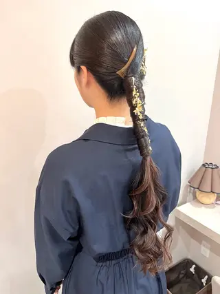 ロング エクステ＆ヘアセット Milaのヘアスタイル