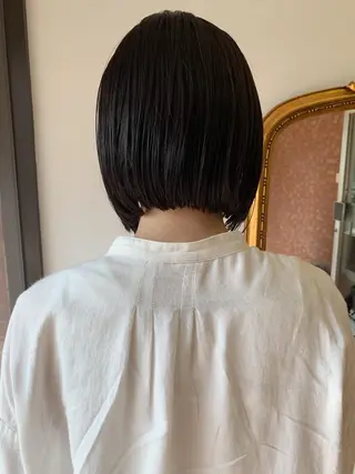 ショート 丹羽大喜 縮毛矯正/美髪矯正のヘアスタイル