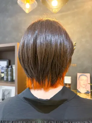 ショート カラー mit セン北のヘアスタイル